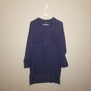 Navy blue blouse